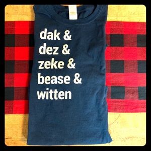 🏈 dak & dez & zeke & bease & witten t-shirt